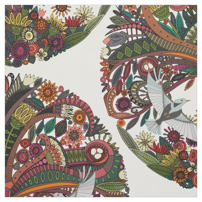 Tissu arbre de blanc de la vie (Échantillon)