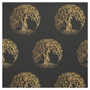 Tissu Arbre de Mehndi de la vie (henné)