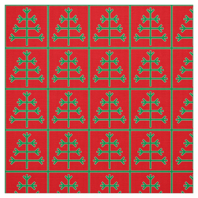 Tissu Arbre de Noël (Échantillon)