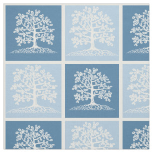 Tissu Arbre de vie avec oiseaux