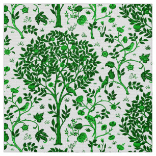 Tissu Arbre de William Morris de la vie, de vert vert et
