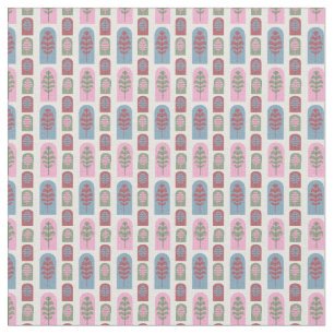 Tissu Arbres Art déco