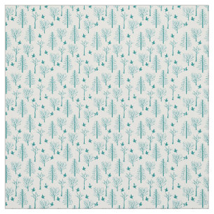Tissu Arbres d'hiver