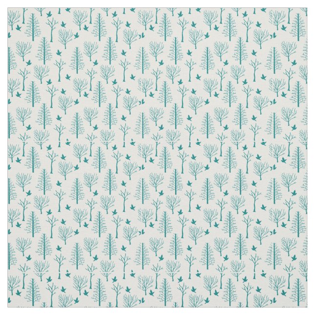Tissu Arbres d'hiver (Échantillon)