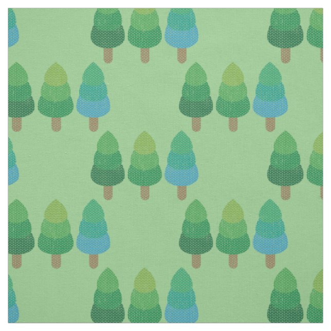 Tissu Arbres verts boisés Thunder_Cove  (Échantillon)