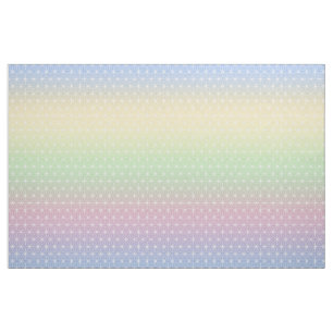 Tissu Arc en ciel Asanoha (petite échelle)