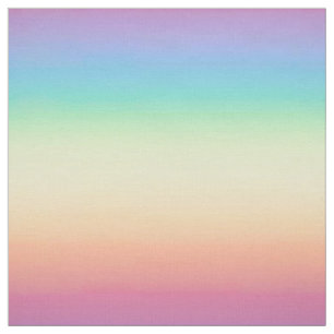 Tissu Arc-en-ciel en pastel Ombre