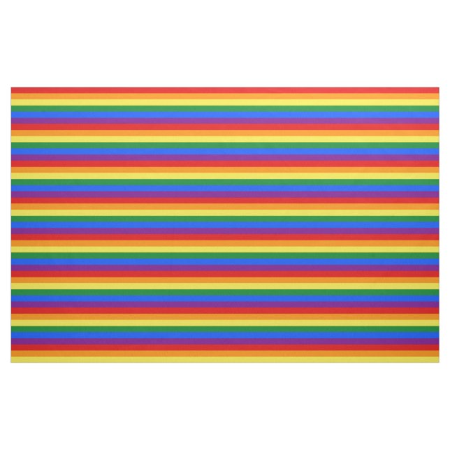 Tissu Arc en ciel LGBTQIA+ Flag Fide Fabric (Fat Quarter)