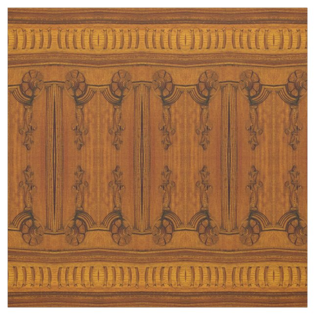 Tissu Architecture historique du bois 1 (Échantillon)