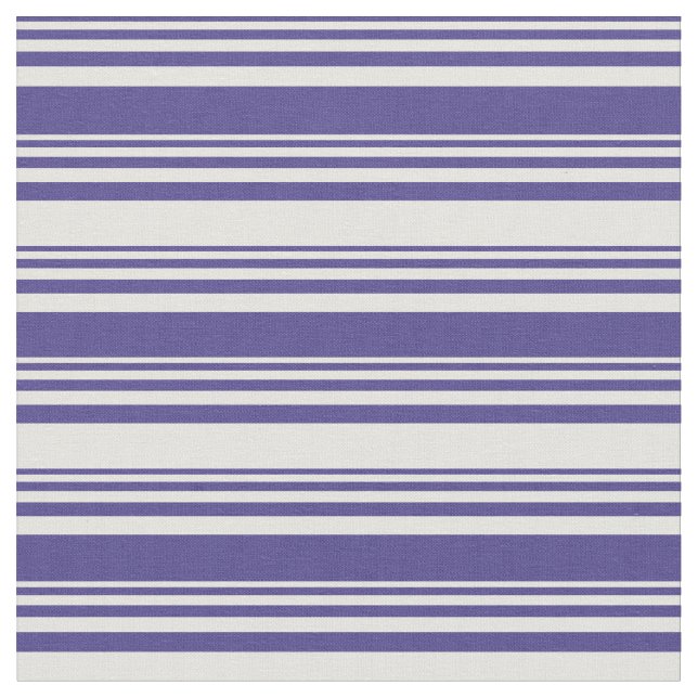 Tissu Ardoise foncée Bleu et Jaune clair rayures (Fermer)