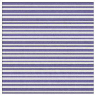 Tissu Ardoise foncée Bleu et lignes jaune clair