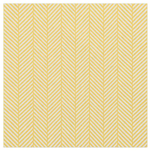 Tissu Arête de hareng jaune (Fermer)
