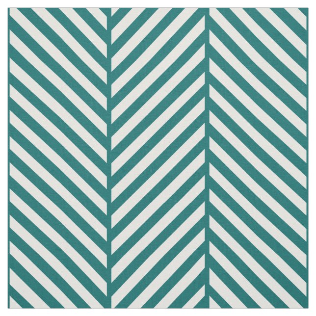 Tissu Arête Turquoise foncée Grande échelle (Échantillon)