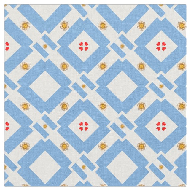 Tissu Argentine Flag & Argentine Mode textile branchée (Fermer)