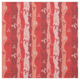 Tissu Aries Zodiac Stripes Carreaux cassés