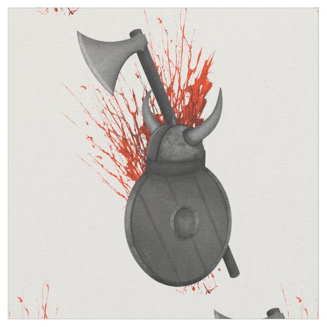 Tissu Armes De Guerre Vikings Et Glacée De Sang (Fermer)