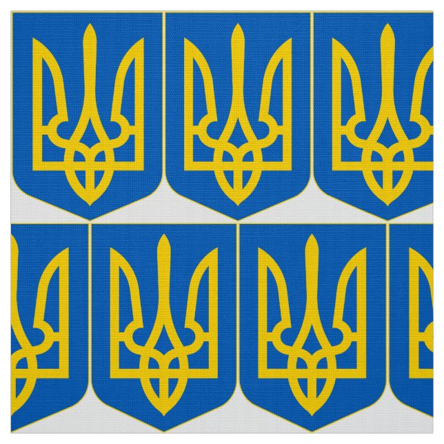 Tissu Armoiries de l'Ukraine (Échantillon)