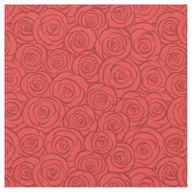 Tissu Arrière - plan abstrait de roses rouges (Fermer)