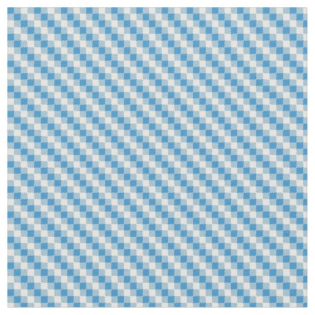 Tissu arrière - plan Bleu-blanc de carrés (Fermer)