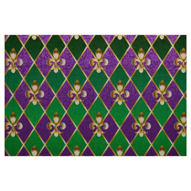 Tissu Arrière - plan de bijoux Mardi Gras (Yard)
