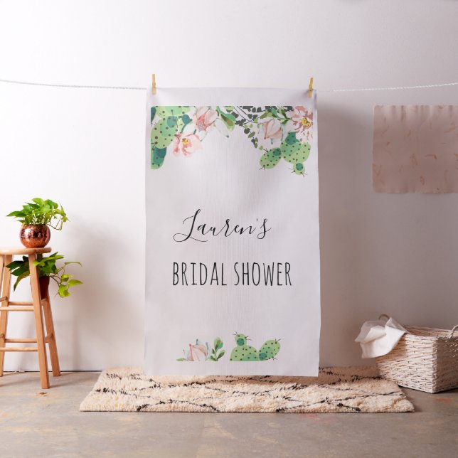 Tissu Arrière-plan de la Fête de l'mariée Cactus (In Situ)