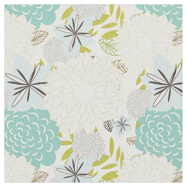 Tissu Arrière - plan floral (Fermer)