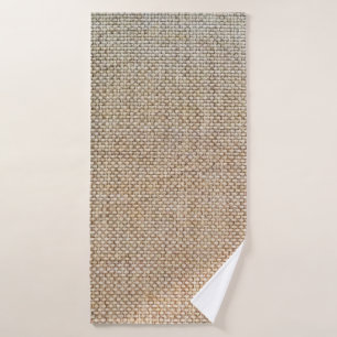 Tissu arrière - plan marron textile