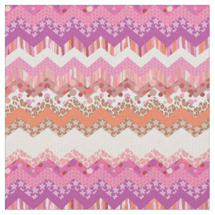 Tissu Arrière - plan rose de zigzag