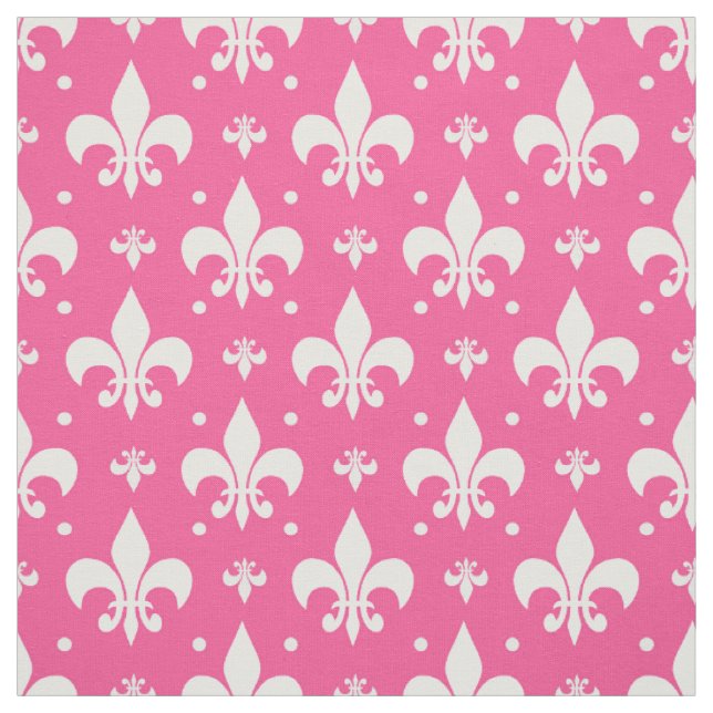 Tissu Arrière - plan rose Fleur-de-lis Motif design (Échantillon)
