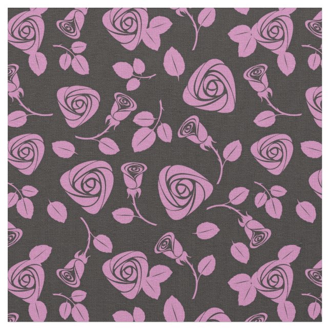 Tissu Arrière - plan rose floral (Fermer)