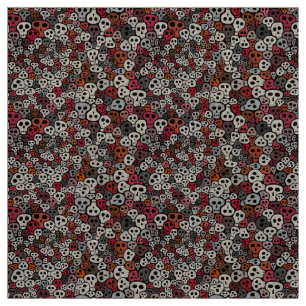 Tissu Arrière - plan sans couture de crânes