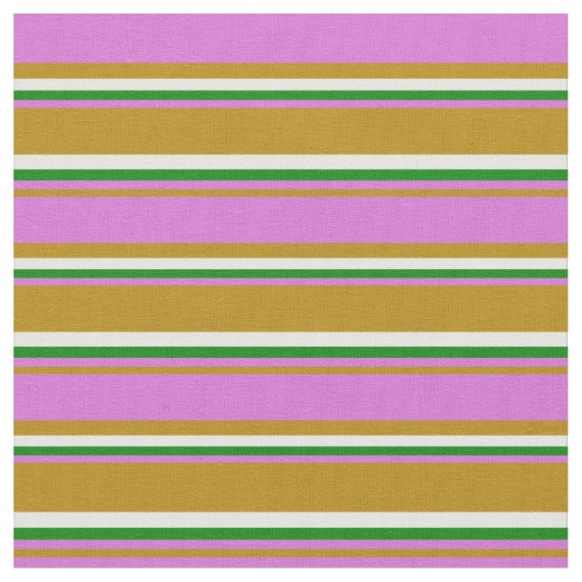 Tissu Arrosage foncé, orchidée, vert et blanc Motif (Fermer)