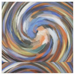 Tissu Art abstrait #37 de remous moderne