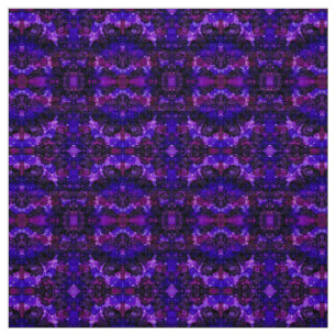 Tissu Art abstrait à l'encre alcoolique violet mystique