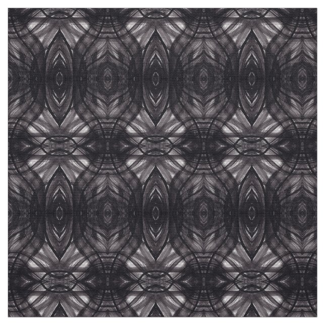 Tissu Art abstrait aquarelle noir Umbral (Échantillon)