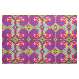 Tissu Art abstrait de tourbillon moderne