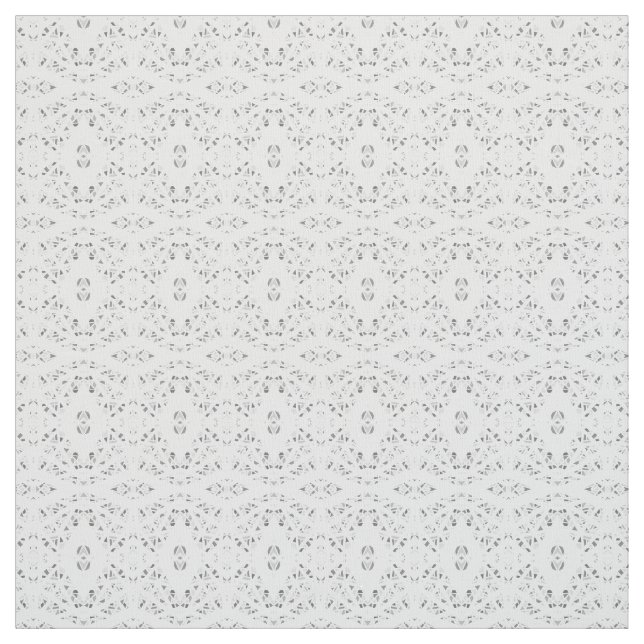 Tissu Art Abstrait Gris Blanc Gouache (Échantillon)