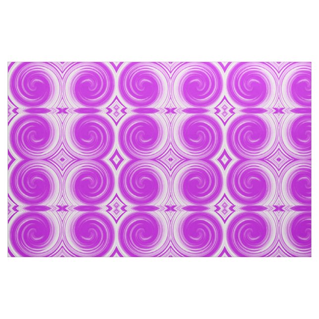 Tissu Art Abstrait moderne Purple Swirl #2 (Fat Quarter)