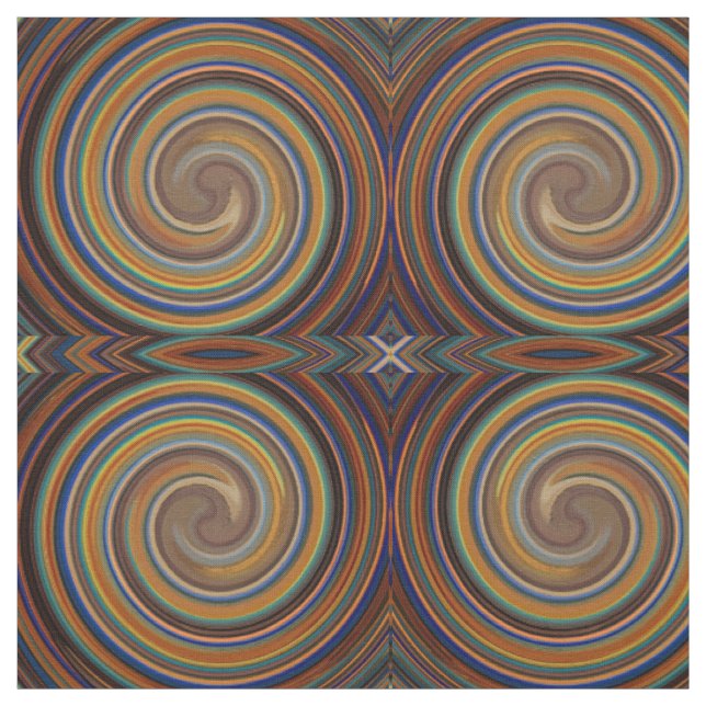 Tissu Art Abstrait moderne Swirl #23 (Échantillon)