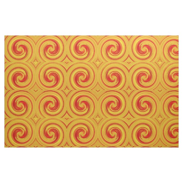 Tissu Art Abstrait moderne Swirl #3 (Fat Quarter)
