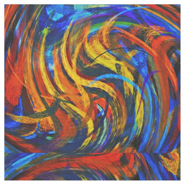 Tissu Art Abstrait n° 9 (Fermer)