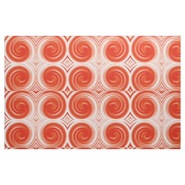 Tissu Art Abstrait Orange Moderne (Fat Quarter)