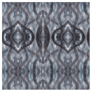 Tissu Art aquarelle abstrait bleu foncé
