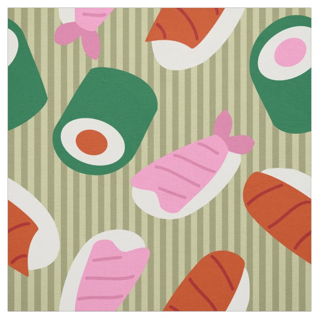 Tissu Art de bruit de sushi (Échantillon)