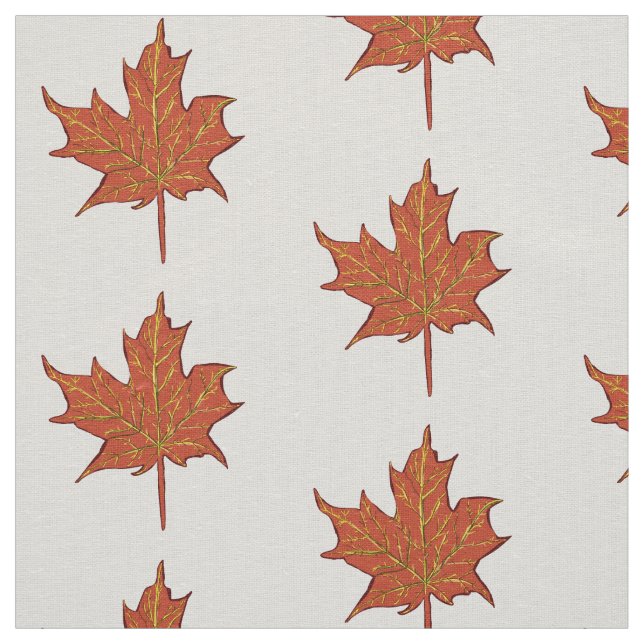Tissu Art de la feuille d'automne (Échantillon)