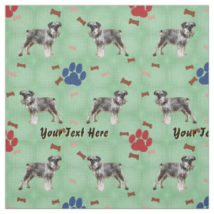 Tissu Art de Schnauzer