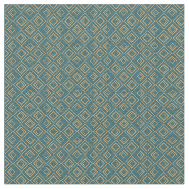 Tissu Art déco turquoise (Fermer)