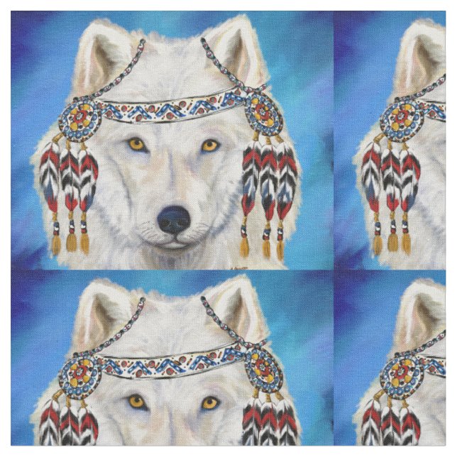 TISSU ART DU LOUP BLANC (Fermer)