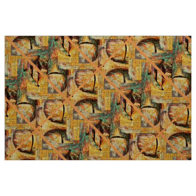 Tissu Art facial multicolore Abstrait (Fat Quarter)