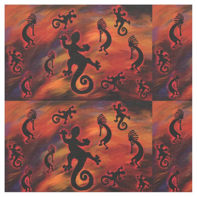 TISSU ART KOKOPELLI (Fermer)